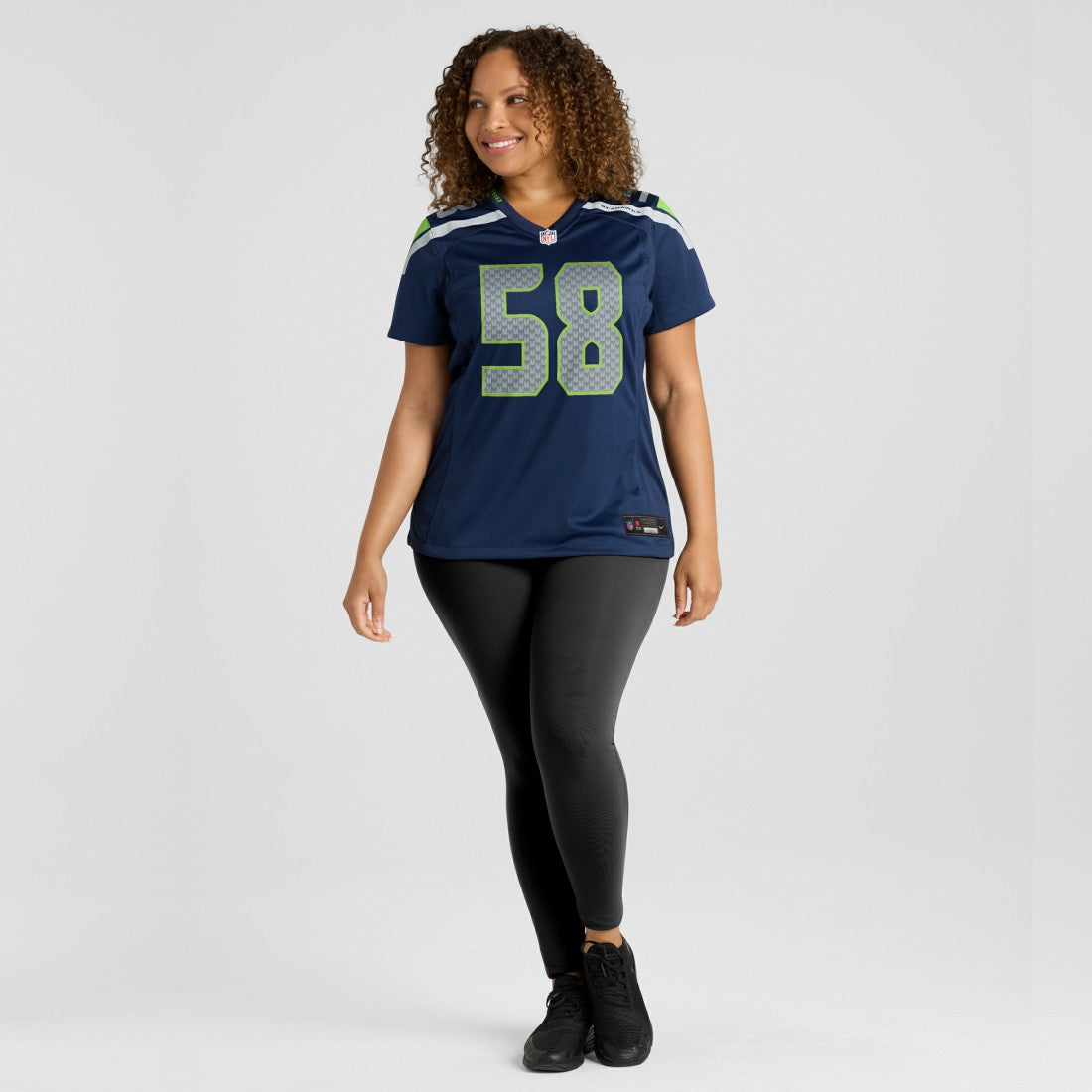 Derick Hall Seattle Seahawks Women's Team Game Jersey College College Navy - Nike