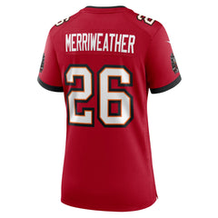 Kaevon Merriweather Tampa Bay Buccaneers Women's Game Jersey Red - Nike