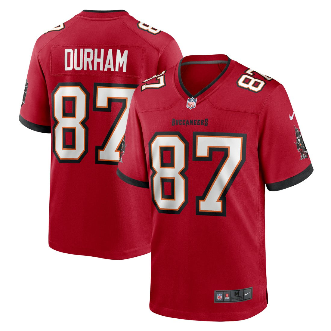 Payne Durham Tampa Bay Buccaneers Game Jersey Red - Nike