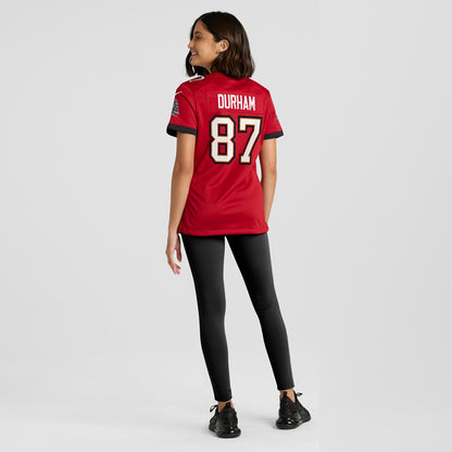 Payne Durham Tampa Bay Buccaneers Women's Game Jersey - Red | NFL Jerseys