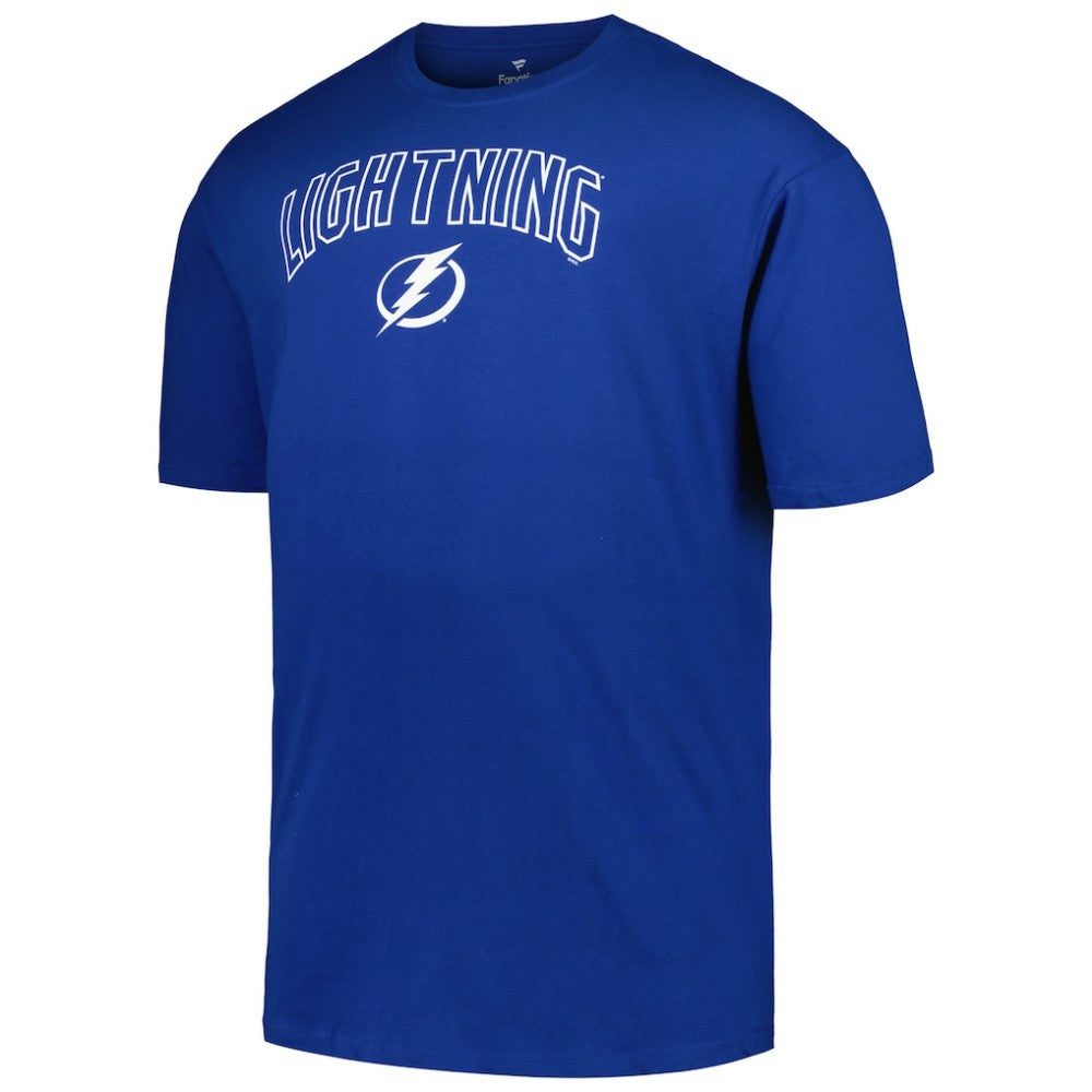 Tampa Bay Lightning - Profile Big & Tall Arch Over Logo T-Shirt Blue
