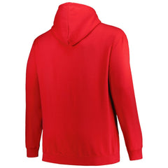 Florida Panthers - Profile Big & Tall Arch Over Logo Pullover Hoodie Red