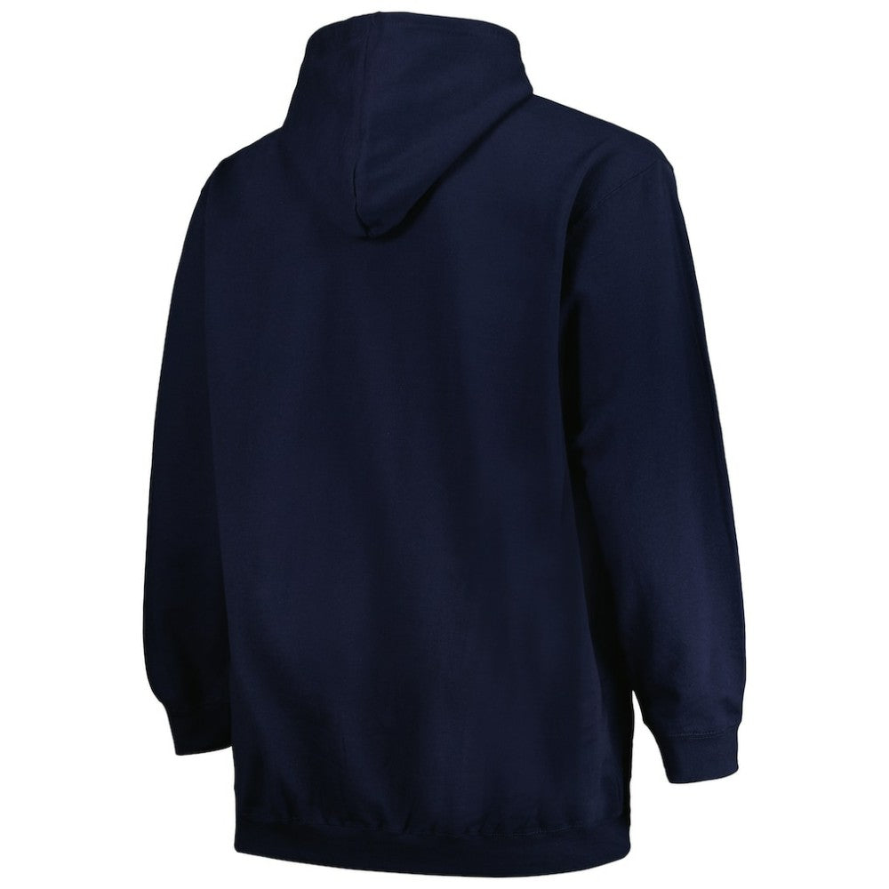 Seattle Kraken Profile Big & Tall Arch Over Logo Pullover Hoodie Deep Sea Blue