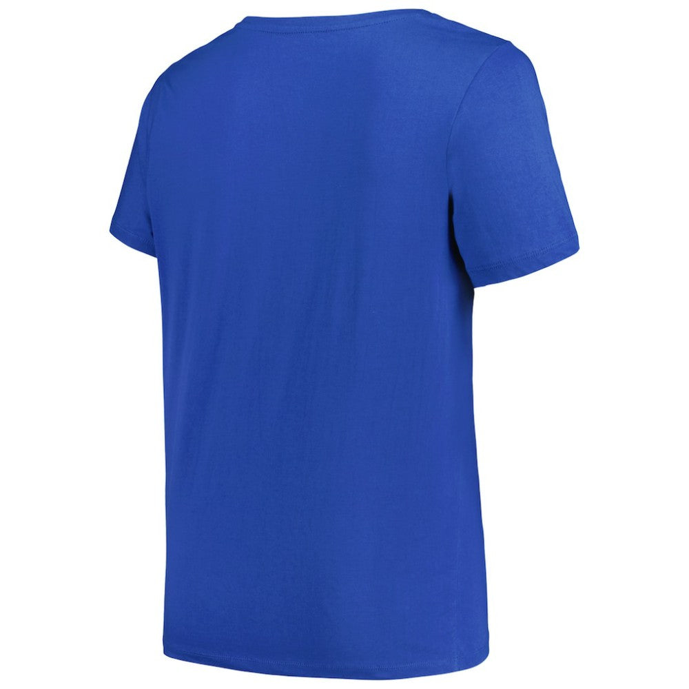 Tampa Bay Lightning - Profile Women's Plus Size Arch Over Logo T-Shirt Blue