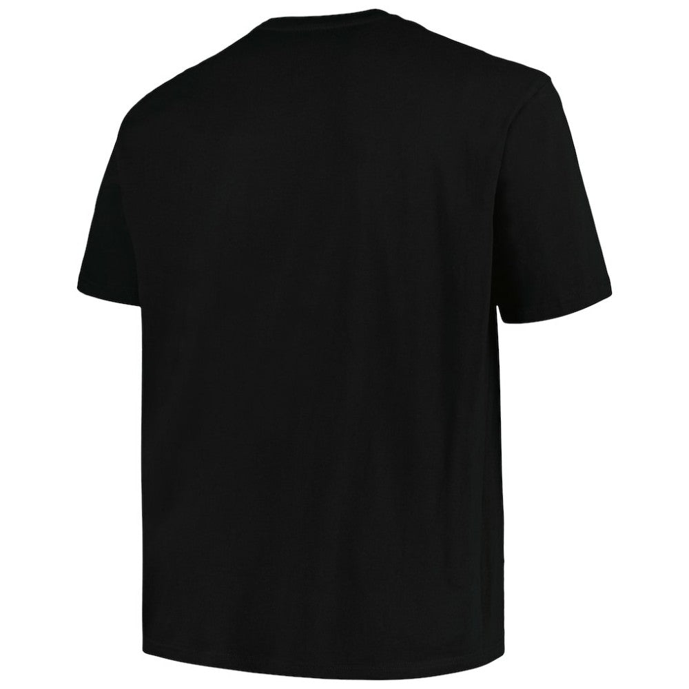 Boston Bruins Profile Big & Tall Arch Over Logo T-Shirt Black