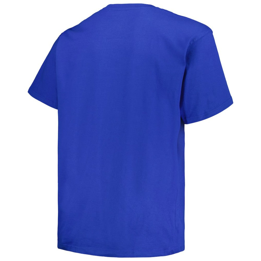 St. Louis Blues - Profile Big & Tall Arch Over Logo T-Shirt Blue