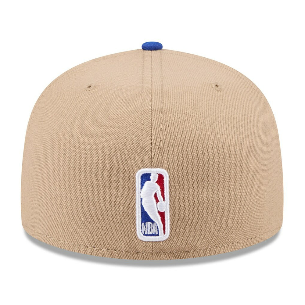 New Era - Philadelphia 76ers 2024 NBA Draft 59FIFTY Fitted Hat - Tan/Royal