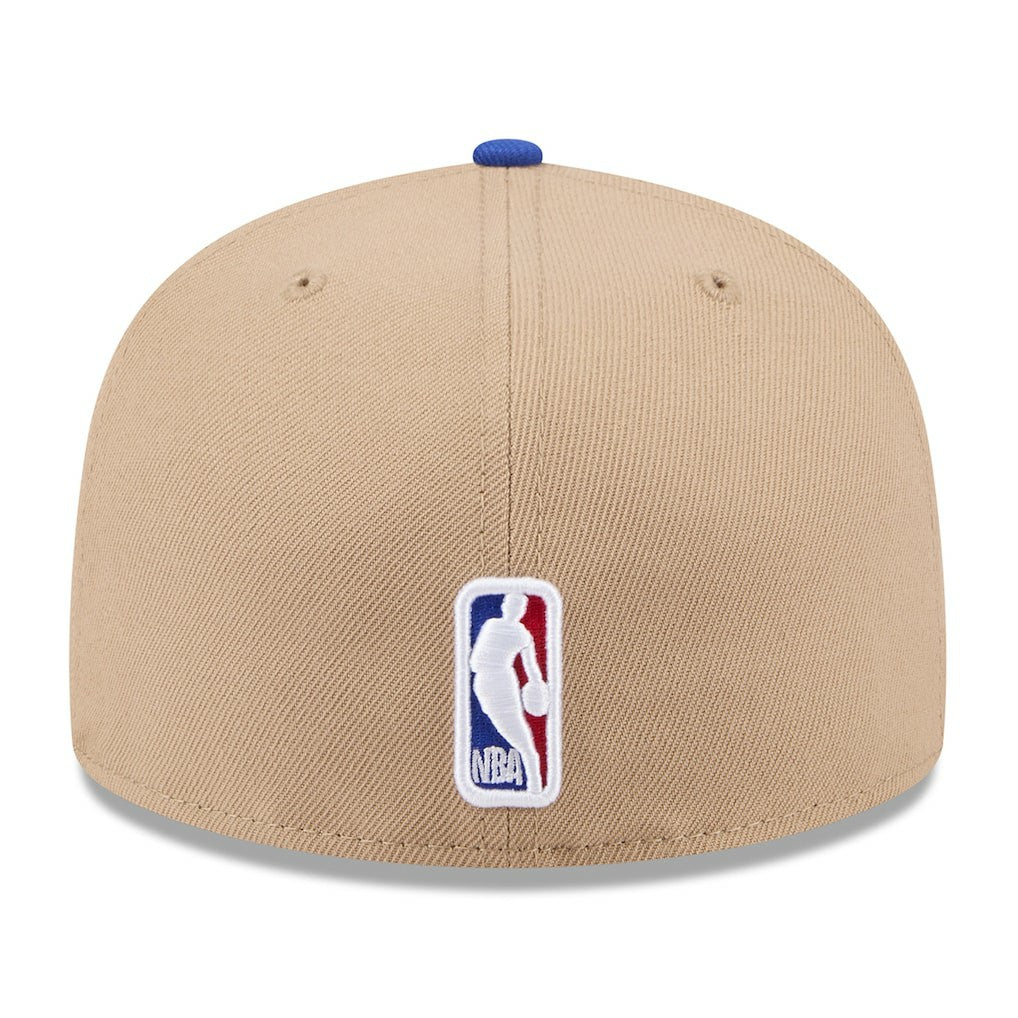 New Era - Golden State Warriors 2024 NBA Draft 59FIFTY Fitted Hat - Tan/Royal