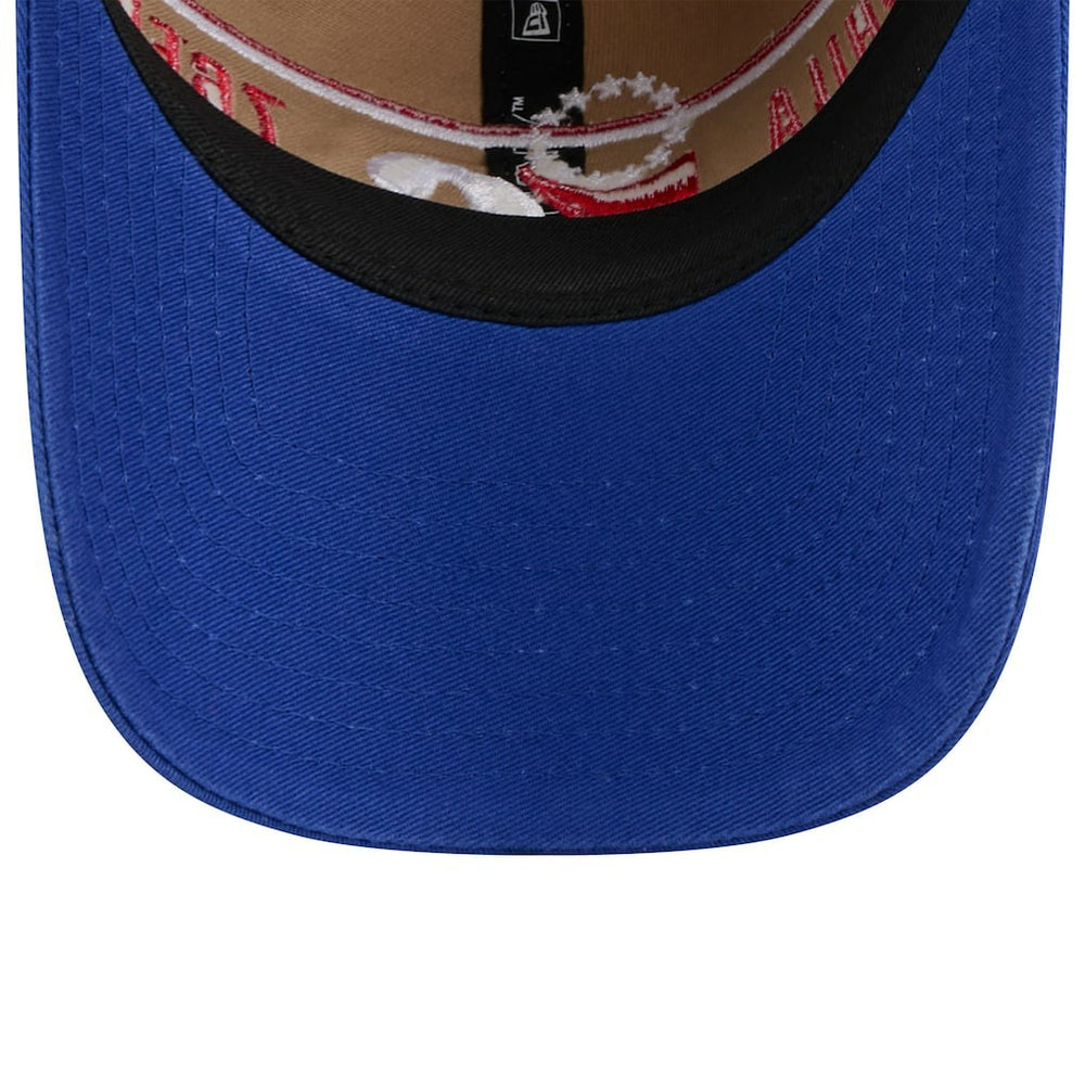 New Era - Philadelphia 76ers 2024 NBA Draft 9TWENTY Adjustable Hat - Tan/Royal