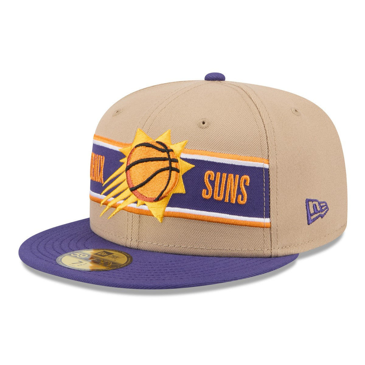 New Era - Phoenix Suns 2024 NBA Draft 59FIFTY Fitted Hat - Tan/Purple