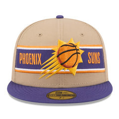 New Era - Phoenix Suns 2024 NBA Draft 59FIFTY Fitted Hat - Tan/Purple