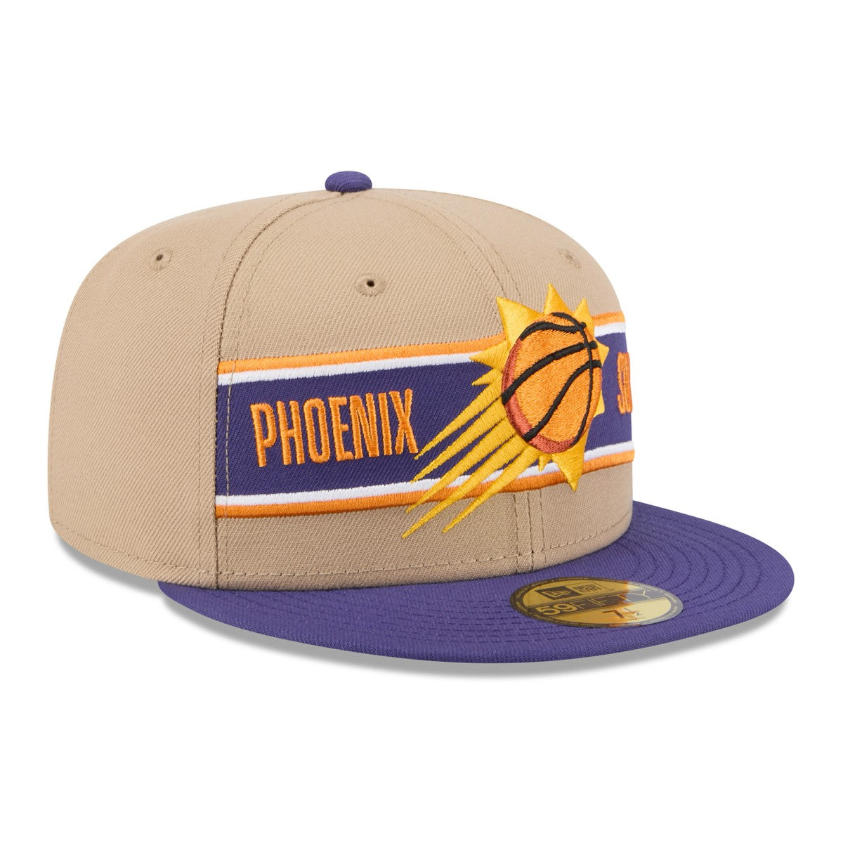 New Era - Phoenix Suns 2024 NBA Draft 59FIFTY Fitted Hat - Tan/Purple
