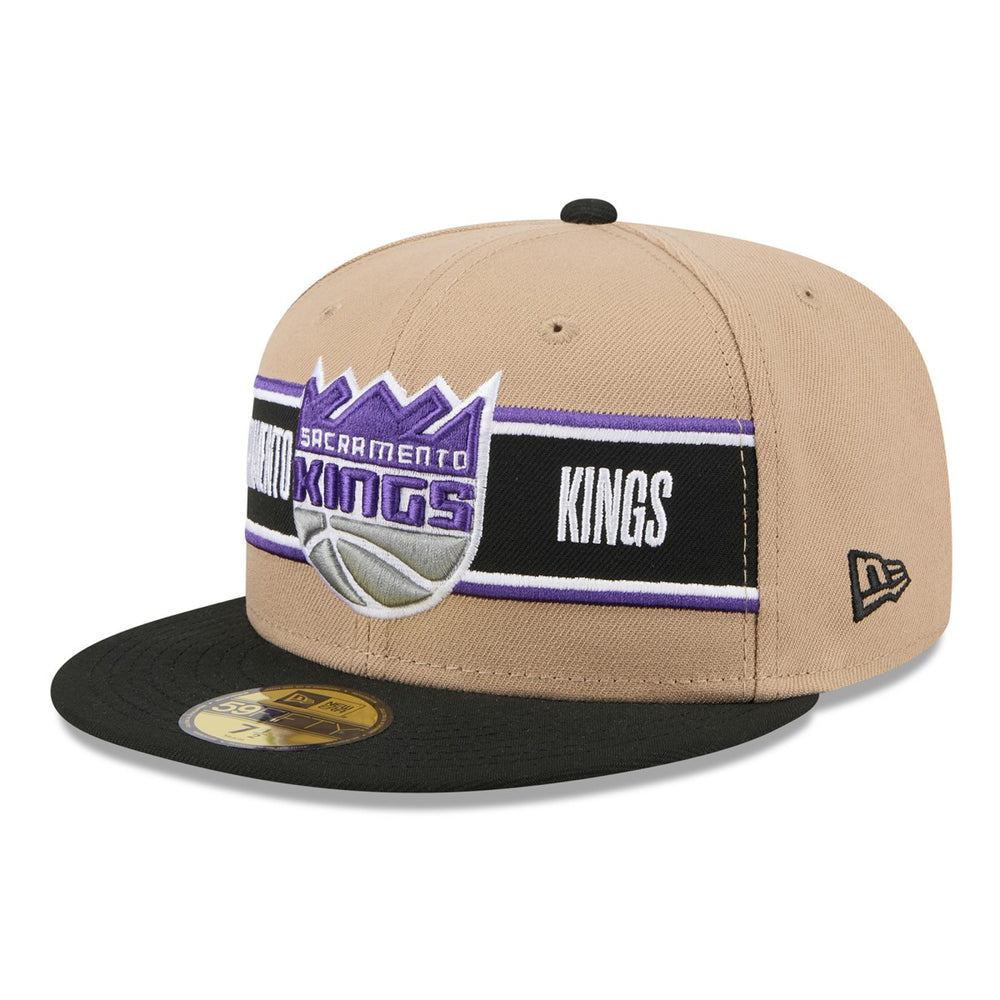 New Era - Sacramento Kings 2024 NBA Draft 59FIFTY Fitted Hat - Tan/Black
