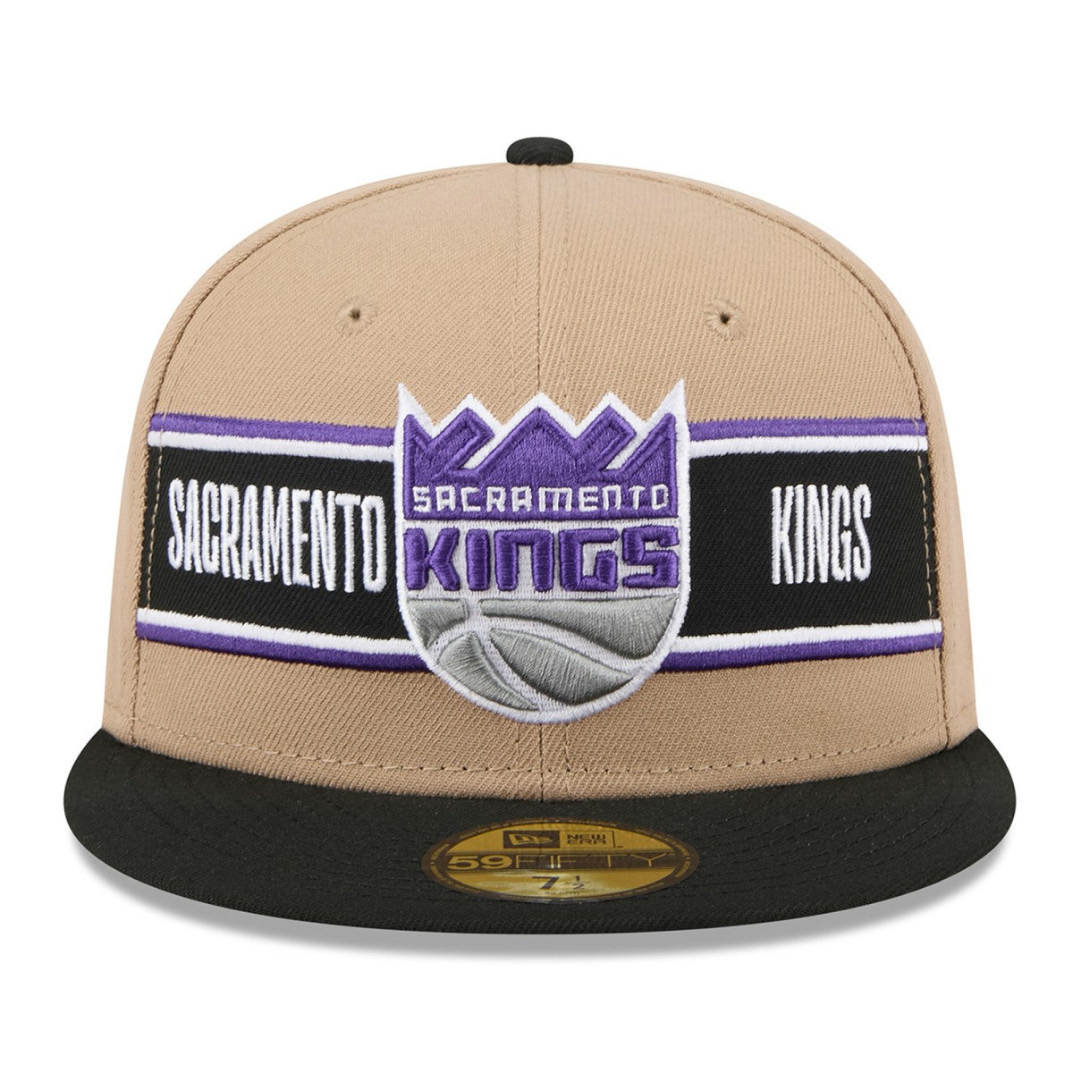 New Era - Sacramento Kings 2024 NBA Draft 59FIFTY Fitted Hat - Tan/Black