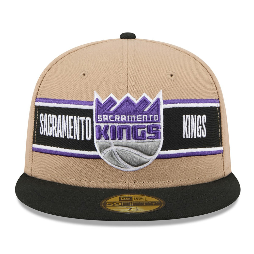 New Era - Sacramento Kings 2024 NBA Draft 59FIFTY Fitted Hat - Tan/Black
