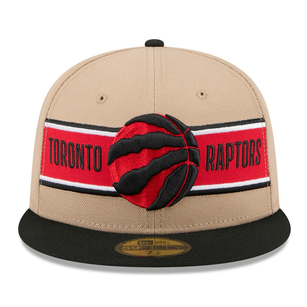 New Era - Toronto Raptors 2024 NBA Draft 59FIFTY Fitted Hat - Tan/Black