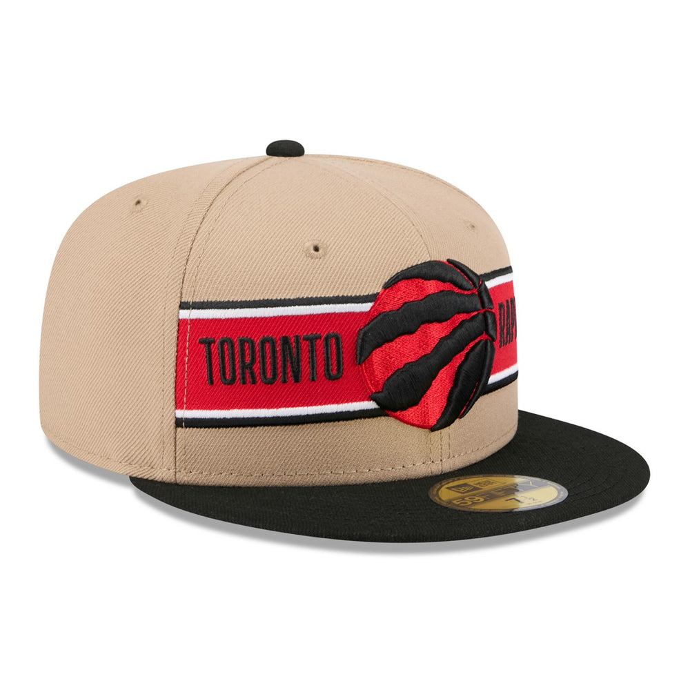 New Era - Toronto Raptors 2024 NBA Draft 59FIFTY Fitted Hat - Tan/Black