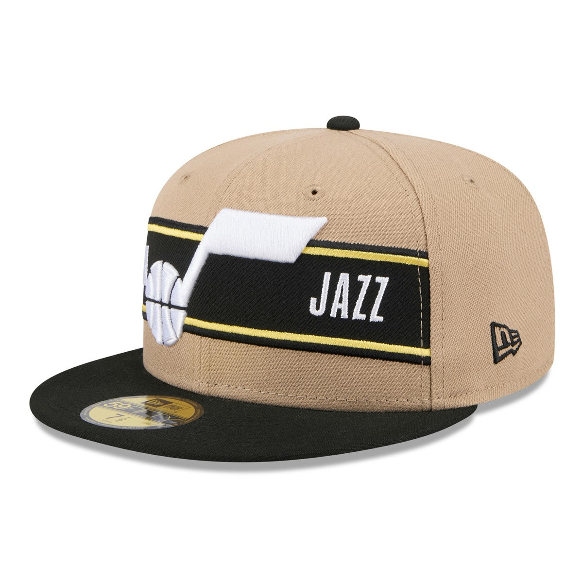 New Era - Utah Jazz 2024 NBA Draft 59FIFTY Fitted Hat - Tan/Black
