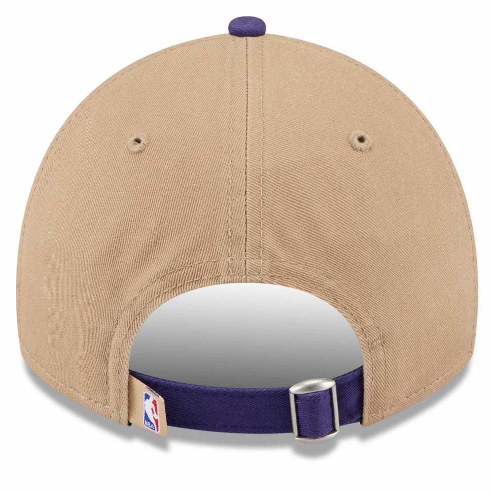 New Era - Los Angeles Lakers 2024 NBA Draft 9TWENTY Adjustable Hat - Tan/Purple