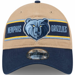 New Era - Memphis Grizzlies 2024 NBA Draft 9TWENTY Adjustable Hat - Tan/Navy