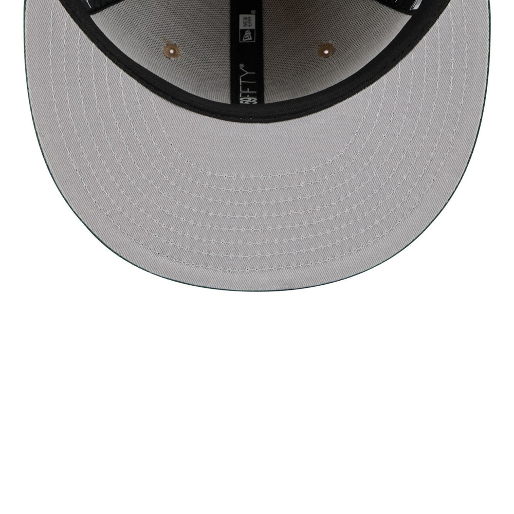 New Era - Milwaukee Bucks 2024 NBA Draft 59FIFTY Fitted Hat - Tan/Hunter Green