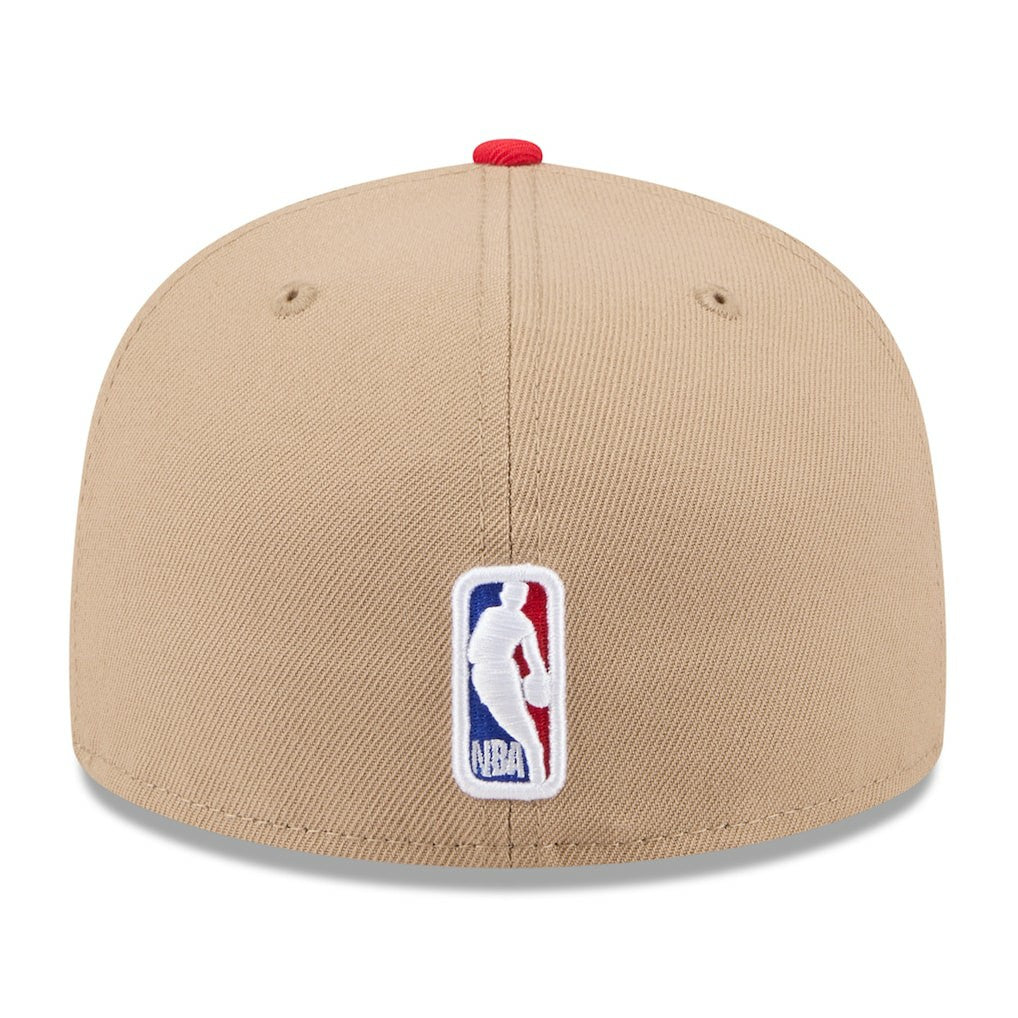 New Era - Chicago Bulls 2024 NBA Draft 59FIFTY Fitted Hat - Tan/Red