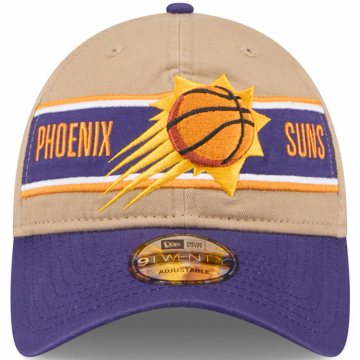 New Era - Phoenix Suns 2024 NBA Draft 9TWENTY Adjustable Hat - Tan/Purple