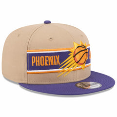 New Era - Phoenix Suns 2024 NBA Draft 9FIFTY Snapback Hat - Tan/Purple