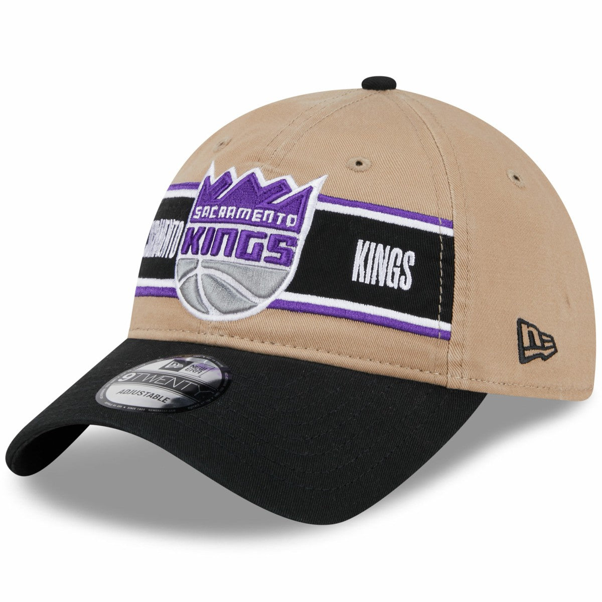 New Era - Sacramento Kings 2024 NBA Draft 9TWENTY Adjustable Hat - Tan/Black