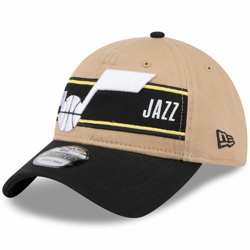New Era - Utah Jazz 2024 NBA Draft 9TWENTY Adjustable Hat - Tan/Black