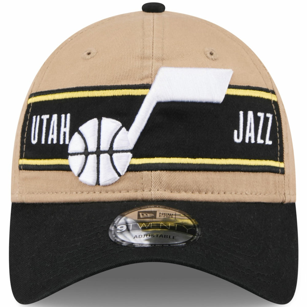 New Era - Utah Jazz 2024 NBA Draft 9TWENTY Adjustable Hat - Tan/Black