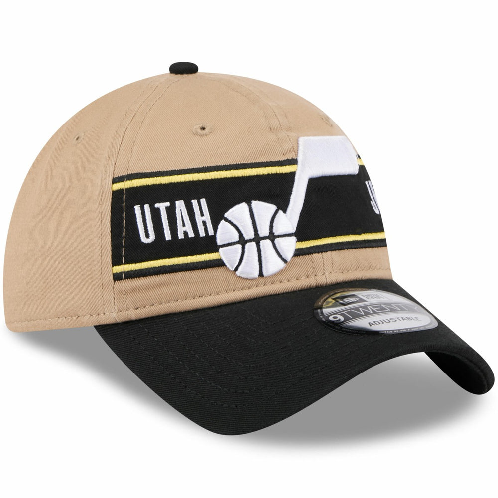 New Era - Utah Jazz 2024 NBA Draft 9TWENTY Adjustable Hat - Tan/Black