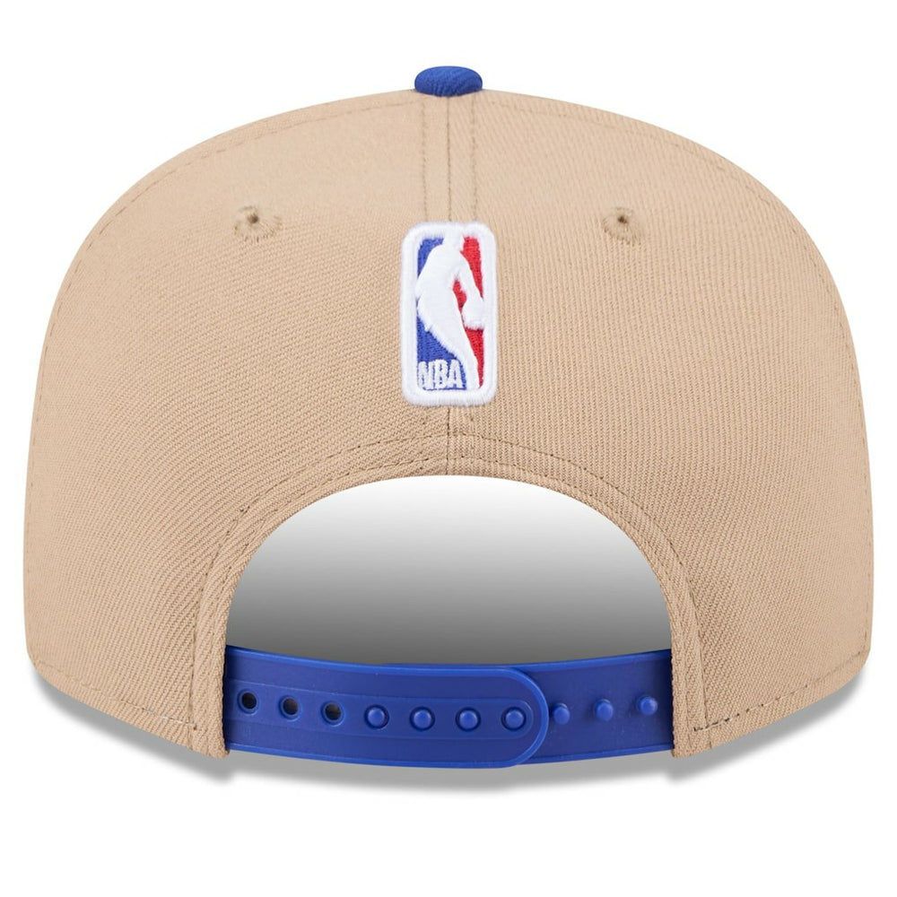 New Era - Philadelphia 76ers 2024 NBA Draft 9FIFTY Snapback Hat - Tan/Royal