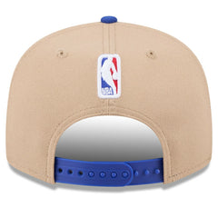New Era - Philadelphia 76ers 2024 NBA Draft 9FIFTY Snapback Hat - Tan/Royal
