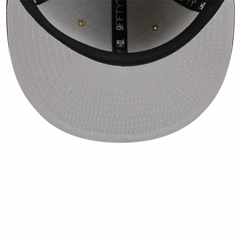 New Era - Los Angeles Lakers 2024 NBA Draft 9FIFTY Snapback Hat - Tan/Purple
