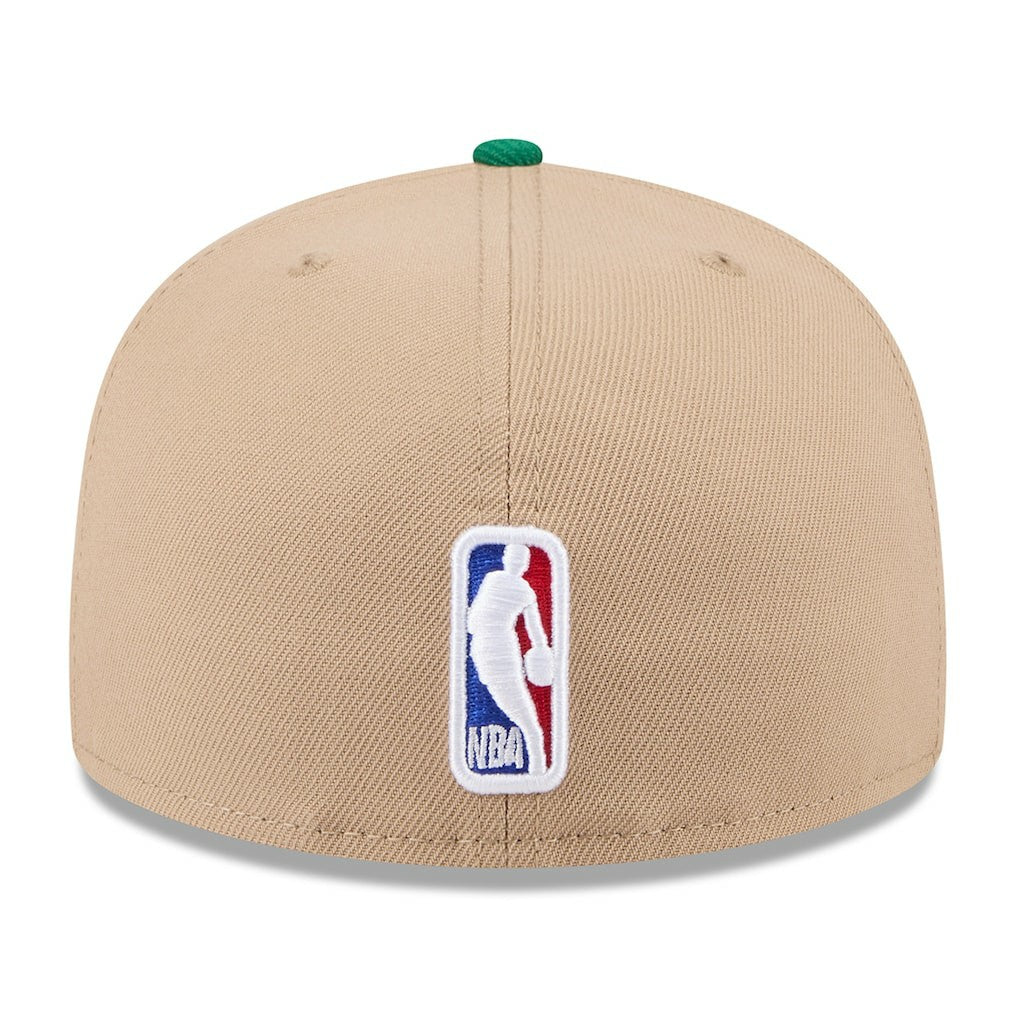 New Era - Boston Celtics 2024 NBA Draft 59FIFTY Fitted Hat - Tan/Kelly Green