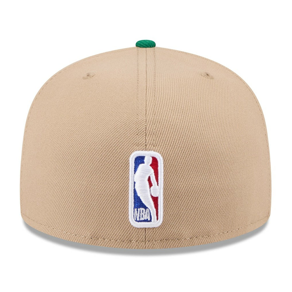 New Era - Boston Celtics 2024 NBA Draft 59FIFTY Fitted Hat - Tan/Kelly Green