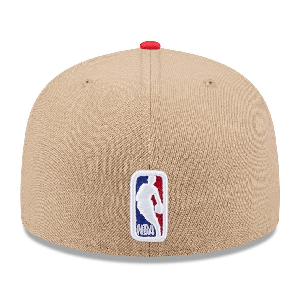 New Era - Atlanta Hawks 2024 NBA Draft 59FIFTY Fitted Hat - Tan/Red