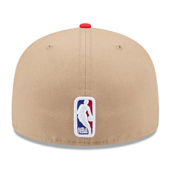 New Era - Atlanta Hawks 2024 NBA Draft 59FIFTY Fitted Hat - Tan/Red