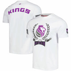 NBA - Sacramento Kings FISLL Unisex Heritage Crest T-Shirt - White