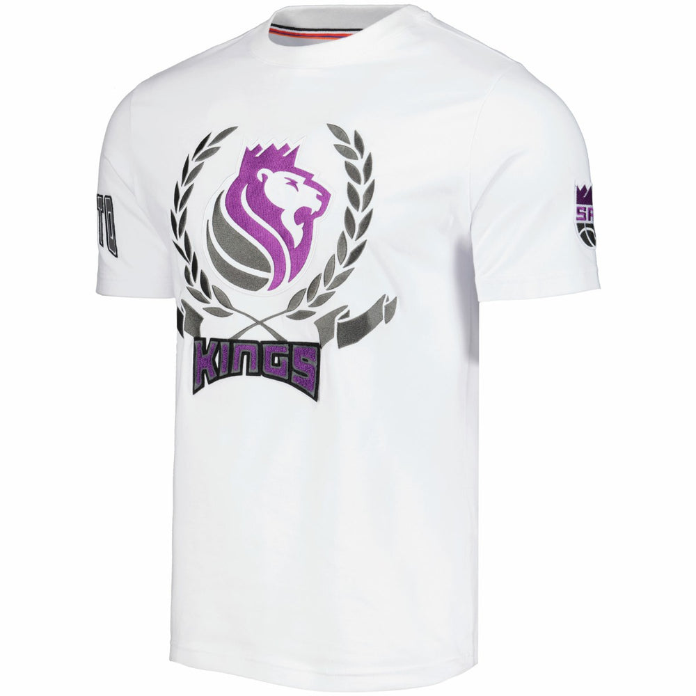NBA - Sacramento Kings FISLL Unisex Heritage Crest T-Shirt - White