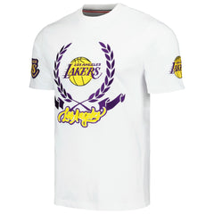 NBA - Los Angeles Lakers FISLL Unisex Heritage Crest T-Shirt - White