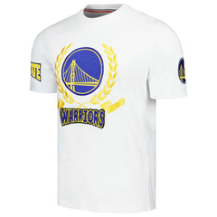 NBA - Golden State Warriors FISLL Unisex Heritage Crest T-Shirt - White