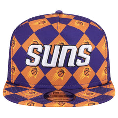 New Era - Phoenix Suns Seeing Diamonds A-Frame Trucker 9FIFTY Snapback Hat - Purple