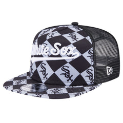 Chicago White Sox New Era Seeing Diamonds A-Frame Trucker 9FIFTY Snapback Hat Sale