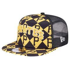 Pittsburgh Pirates New Era Seeing Diamonds A-Frame Trucker 9FIFTY Snapback Hat Near Me