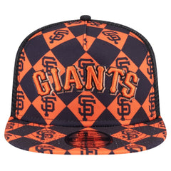 San Francisco Giants New Era Seeing Diamonds A-Frame Trucker 9FIFTY Snapback Hat Sale