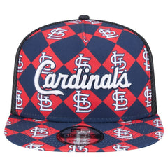 St. Louis Cardinals New Era Seeing Diamonds A-Frame Trucker 9FIFTY Snapback Hat discount