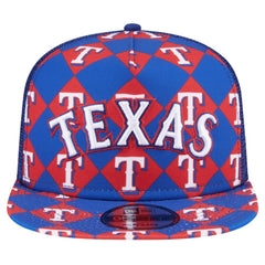 Texas Rangers New Era Seeing Diamonds A-Frame Trucker 9FIFTY Snapback Hat Clearance