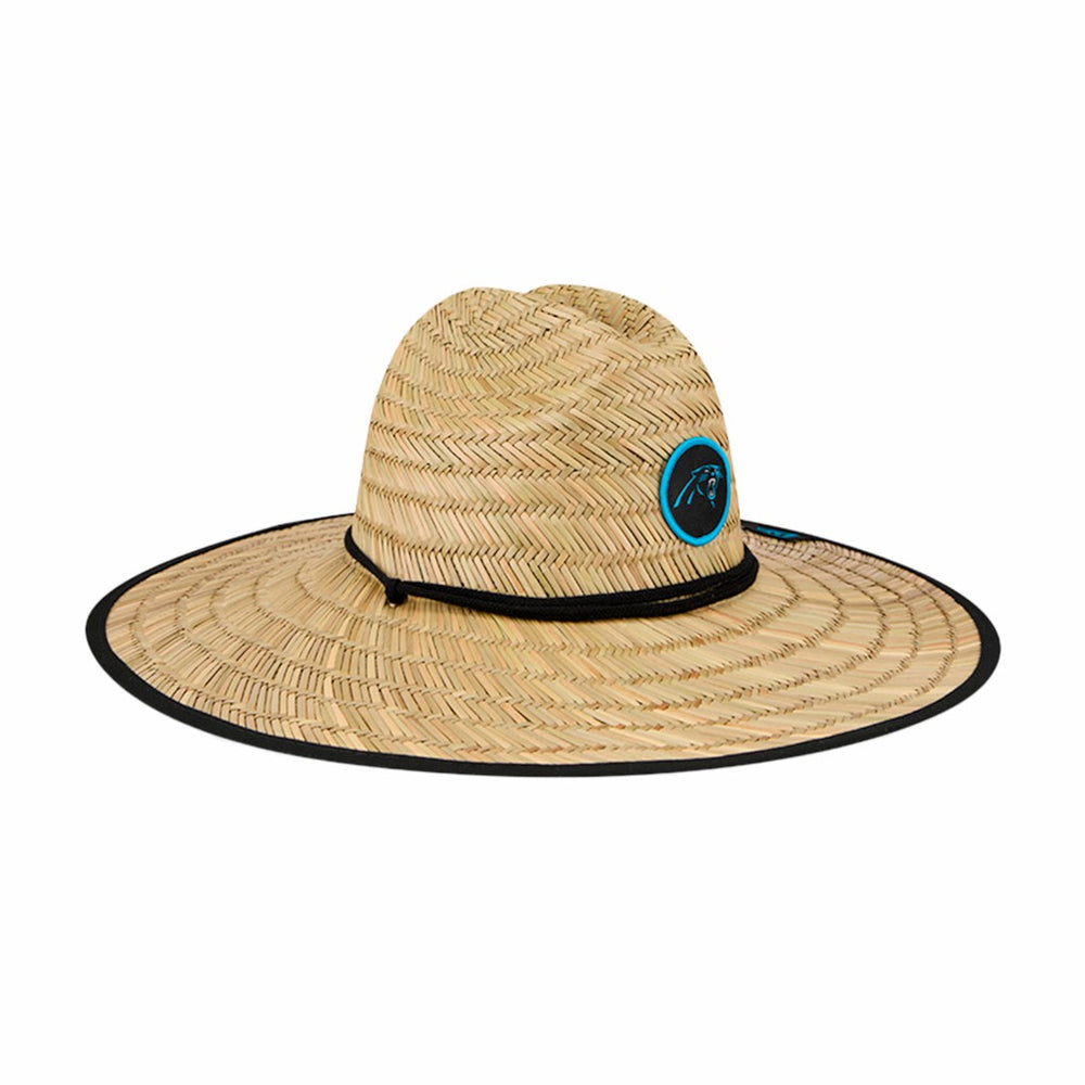 Carolina Panthers New Era NFL Training Camp Straw Lifeguard Hat Natural - NFL